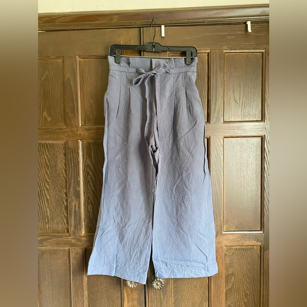 Club Monaco Linen Wide Leg Pants